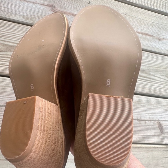 Corkys Chocolate Brown Wedge Mules - Picture 6 of 8